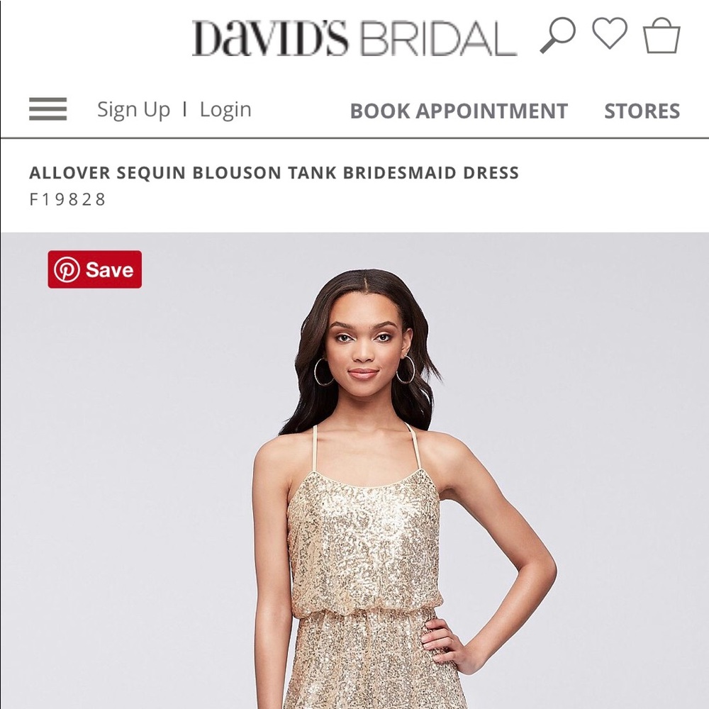Sequins Bridal Dress